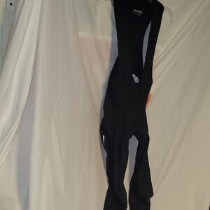 Mens Medium Cycling Full Bib Pant Micro Fleece Thinner Style Road Mtn Gravel